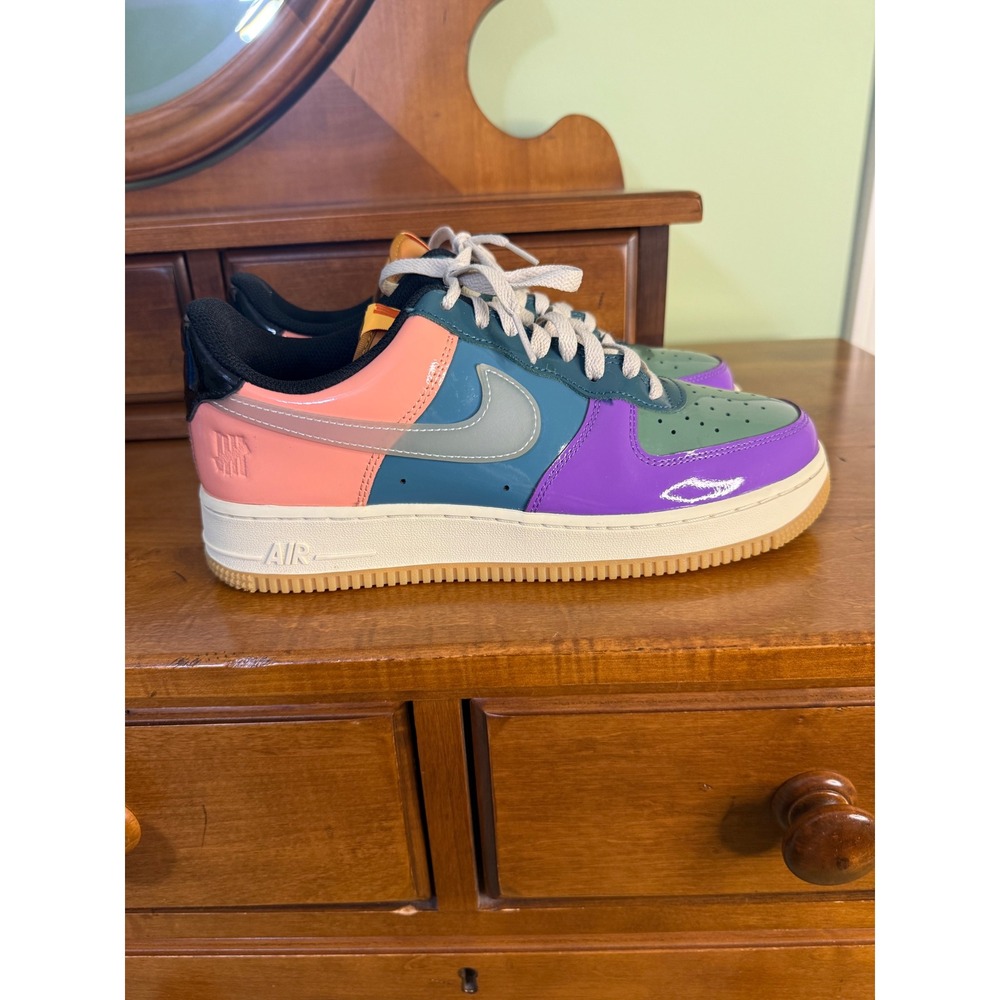 Nike Air Force 1 Low SP Undefeated Wild Berry color block men's 8.5 / women 10 - Picture 3 of 11